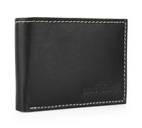 Carteras Para Hombre De Piel - Cartera Hombre Piel Con Monedero Y Múltiples Compartimentos, Billeteras Y Monederos Para Hombre Jóvenes Y Adultos 207086 Noir