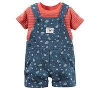 Carter's Boys Lot de 2 shortalls pour garçon Bleu 9 m