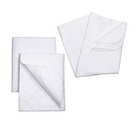 Carter's Keep Me Dry Cotton Flannel Protector Pad, White