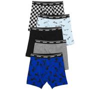 Carter's Lot de 5 boxers en coton pour garçon, Dames/Noir/Gris/Bleu Vélo, 14 Years