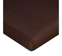 Carter's Sateen Fitted Crib Sheet, Dark Bark Brown