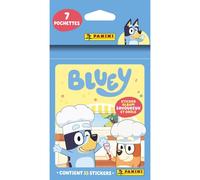 Cartes à collectionner Panini Bluey Blister 7 pochettes 35 stickers Multicolore