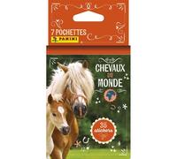 Cartes à collectionner Panini Chevaux du Monde Blister 7 pochettes
