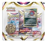 Cartes à collectionner Pokémon Pack 3 Boosters Epée et Bouclier Origine Perdue Modèle aléatoire G