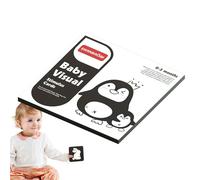 Cartes à contraste élevé pour bébés et - Stimulation visuelle et sensorielle pour le développement cognitif - Cartes éducatives avec noires et blanches pour le style Montesori