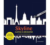 Skyline - Avec 10 Cartes À Découper Détachables + 1 Cutter + 1 Planche De Découpe