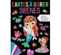 Cartes à dorer - Sirènes