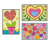 Cartes À Gratter 10x15 Cm Coeurs 3 Pièces Activités Manuelles Enfant