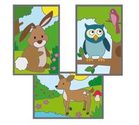 Cartes À Gratter 10x15 Cm La Forêt 3 Pièces Activités Manuelles Enfant