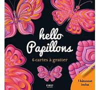 Cartes à gratter - 6 mini cartes à gratter - Hello Papillons