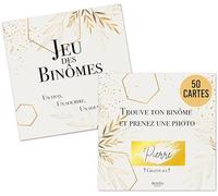 Cartes à gratter Animation de Mariage - Jeu binômes invités personnalisé - Idéal pour Photo Booth - Souvenir Original et élégant (50)