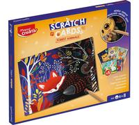 Cartes À Gratter Animaux De La Forêt Multicolore TU