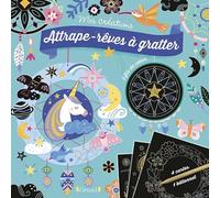 Cartes à gratter : Attrape-rêves - Pochette avec 2 attrape-rêves à gratter et à assembler - À partir de 6 ans