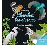 Collectif – Cartes à gratter : Cherchez les oiseaux – Livre-jeu – 6 cartes à gratter et 1 bâtonnet