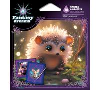 Fleurus – Cartes à gratter Étincelantes – Bébés animaux – 10 cartes et 1 stylet