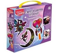 Maped Coffret Cartes à Gratter Féerique & Attrape-rêves – 6 cartes, ruban, fils, plumes, stylet