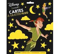 Cartes À Gratter Fluo Disney - Les Ateliers - Avec 7 Cartes Fluo, 7 Coloriages Et 1 Stylet