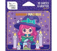 Fleurus – Cartes à gratter – Kawaii magique – 10 cartes dorées