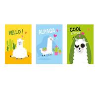 Cartes à gratter Lama Le jeu préféré des enfants