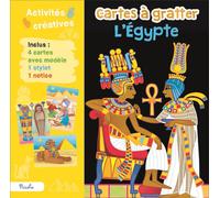 Cartes à gratter l'egypte jaune TU