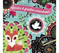 Cartes à gratter Mandalas Pochette avec 10 cartes à gratter À partir de 6 ans