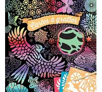 Cartes à gratter Pochoirs - Pochette avec 3 pochoirs et 10 cartes à gratter - À partir de 6 ans