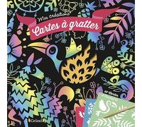 Cartes à gratter : Pochoirs - Pochette avec 4 pochoirs et 10 cartes à gratter - À partir de 6 ans