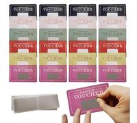 Cartes à gratter pour couple, bons d'amour pour la Saint-Valentin, carte de Saint-Valentin à gratter 24x, carte de jeu de fête amusante, accessoires de jeu de fête pour anniversaires