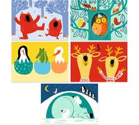 Cartes à gratter pour les petits Animaux à découvrir