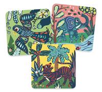 Djeco Cartes à gratter Grosses bêtes pour les petits