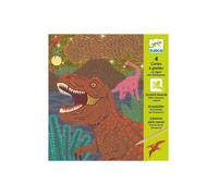 Cartes à gratter Le règne des dinosaures Djeco