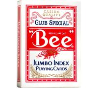 Cartes à jouer BICYCLE BEE JUMBO INDEX RED 1 TALIA