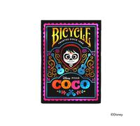 Cartamundi - Jeu de 56 cartes Bicycle Disney Coco - finition Air-Cushion - Multicolore