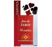 Cartes À Jouer Compétition Tarot 78 Cartes, Dos Écossais Axé - Sous Blister