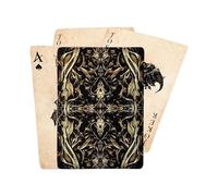 Cartes à jouer de poker - Deck sur le thème des yeux du diable pour jeux de société, cartes à jouer uniques pour les soirées de jeu en famille, les réunions d'amis et les voyages Taille standard