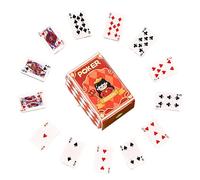 Cartes à jouer - Jeu de société de bureau de la taille d'un doigt, cartes à jouer , cartes de poker comme cadeau pour les jeux de fête, jeu de cartes standard, finition coussin d'air | pour