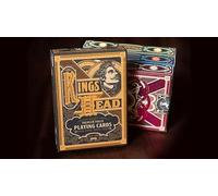 Cartes à jouer King Head (noir et feuille d'or) par Joker and the Thief