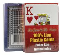 Cartes À Jouer Lion 100% Plastique, Pok