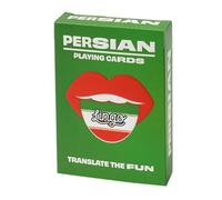Cartes à jouer Persian Lingo | Cartes de voyage | Apprenez le vocabulaire persan d'une manière amusante et facile | 52 traductions essentielles