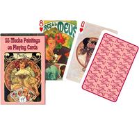 Cartes à jouer Piatnik Mucha - Jeu simple