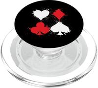 Cartes à Jouer Poker Cœur Bêche Diamant Club PopSockets PopGrip pour MagSafe