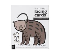 Cartes à lacer animaux de la forêt