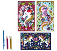 Cartes à pailleter Licornes Les ateliers du calme