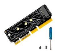 Cartes à Ports USB Internes - Concentrateur de Ports Disque Dur 64 Gbps | Carte Extension Pcie,pour Câble Données Contrôleur PC Bureau Réseau Espace Travail