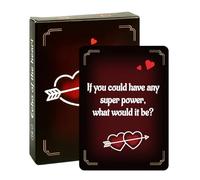 Cartes Action Ou Vérité Pour Couples, Avec Invites De Conversation Romantique, 9x6,7cm, Jeu De Cartes Pour Couples, Jeu De Questions Romantiques, Amusant Et Engageant, Pour Petite Amie, Petit Ami