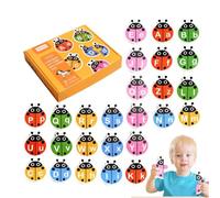 Cartes Assorties de l'alphabet, Cartes d'apprentissage des Lettres,Jeu d'association Alphabet Puzzle Sight Mots Carte d'association | Jouet éducatif Mots d'animaux Cartes Flash