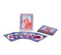 Cartes Bicycle transparentes 100 % plastique