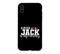 Cartes Blackjack is My Therapy Coque pour iPhone XS Max