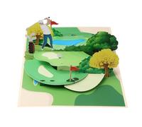 Cartes Cadeaux de Golf En 3D, Cartes de Sport de Golf, Cartes ComméMoratives D'Anniversaire de Golfeur, AdaptéEs Aux Cartes de Remerciement, Cartes Cadeaux, Cartes de VœUx pour GarçOns Et Filles