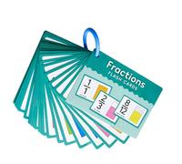 Cartes concepts de fraction mathématiques | Ressource éducative pratique pour les activités en classe Papier pratique à l'école à la maison Ressources pédagogiques mathématiques